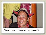 Husmor i huset vi besökte i Leh